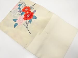 未使用品 枝花模様織り出し 名古屋帯